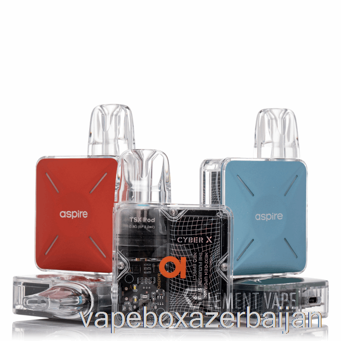 Vape Azerbaijan Aspire Cyber X Pod System Pearl Silver